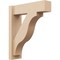 Ekena Millwork 6-in W x 20-in D x 24-in H Funston Block Rough Cedar Woodgrain TimberThane Outlooker, Primed Tan OUTUR060X20X24FST44RCPR - alternate 1
